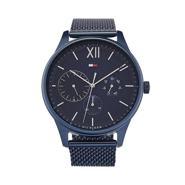 Zegarek Tommy Hilfiger. Niebieskie zegarki męskie Tommy Hilfiger, bez wzorów. Za 889.99 zł.