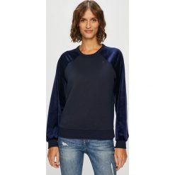 G-Star Raw - Bluza. Niebieskie bluzy damskie G-Star Raw, s, bez wzorów, z bawełny, bez ramiączek, bez kaptura. W wyprzedaży za 249.90 zł.