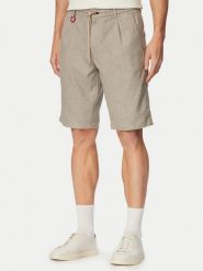 JOOP! Jeans Szorty materiałowe Ruby-W 30102858 Beżowy Regular Fit. Brązowe szorty męskie JOOP! Jeans, bez wzorów, z jeansu. Za 379.99 zł.