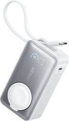 Anker MagGo Powerbank, Weiß, USB-C, Apple Watch, 10.000 mAh, A1657H21. Powerbanki Anker. Za 382.92 zł.