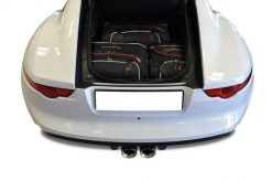 Torby Do Bagażnika Jaguar F-Type Coupe 2013-2019 3Szt Kjust. Czarne torby podróżne damskie KJUST, bez wzorów, z kauczuku. Za 767.00 zł.