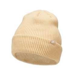 Czapka damska zimowa Nike SB Peak Beanie. Żółte czapki damskie Nike, na zimę, bez wzorów. W wyprzedaży za 99.00 zł.