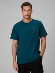 4F T-shirt regular gładki męski (2-pack) - multikolor L. T-shirty męskie 4F, l, bez wzorów, z materiału, bez kołnierzyka, bez ramiączek. Za 119.99 zł.