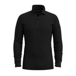 Bluza męska Smartwool Classic Thermal Merino Base Layer 1/4 Zip Boxed. Czarne bluzy męskie Smartwool, m, bez wzorów, z wełny, sportowe, bez ramiączek, bez kaptura. W wyprzedaży za 502.20 zł.