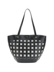 Guess Torebka 182879 Czarny. Czarne shopperki damskie Guess, z aplikacjami, bez dodatków. Za 674.99 zł.