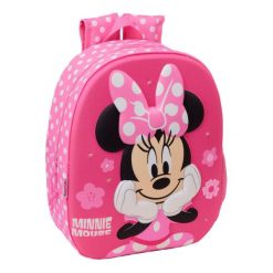 Plecak szkolny DISNEY Poliester 300D. Czerwone plecaki męskie Disney, bez wzorów, z materiału. Za 68.80 zł.
