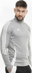 Adidas Bluza męska adidas Tiro 24 Training Top szaro-biała IS1041 S. Białe bluzy męskie Adidas, m, bez wzorów, bez ramiączek, bez kaptura. Za 162.99 zł.