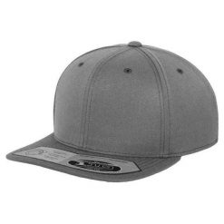 110 Czapka Z Daszkiem Typu Snapback. Szare czapki damskie FLEXFIT, bez wzorów. Za 96.99 zł.