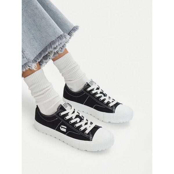 Trampki G-Star. Czarne trampki i tenisówki damskie G-Star, bez wzorów, bez zapięcia. Za 179.99 zł.