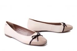 TAMARIS 1-22137-46 430 ivory comb, baleriny damskie. Brązowe balerinki damskie Tamaris, bez wzorów, bez obcasa, bez zapięcia. Za 237.92 zł.