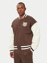 Guess Kurtka bomber Z6YL07 K5007 Brązowy Regular Fit. Brązowe kurtki męskie Guess, m, z aplikacjami, z syntetyku, bez kaptura. Za 614.99 zł.