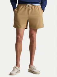 Polo Ralph Lauren Szorty kąpielowe 710957782502 Beżowy Regular Fit. Brązowe kąpielówki męskie Polo Ralph Lauren, l, bez wzorów, z syntetyku. Za 419.99 zł.