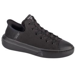 Buty sportowe Sneakersy męskie, Slip-Ins Snoop One - Boss Life Canvas. Czarne buty sportowe męskie Skechers, bez wzorów, bez zapięcia, trekkingowe. Za 399.99 zł.