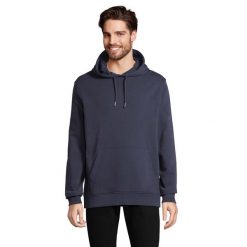 Męska Bluza Z Kapturem Constellation. Niebieskie bluzy męskie SOL'S, m, bez wzorów, bez ramiączek, z kapturem. Za 146.99 zł.