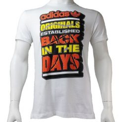 Adidas Hertiage Tee Z36492. Białe t-shirty męskie Adidas, m, bez wzorów, z bawełny, bez kołnierzyka, bez ramiączek. W wyprzedaży za 69.99 zł.