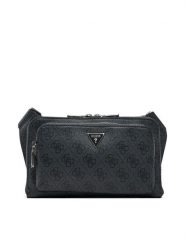 Guess Saszetka HMMILO P5214 Czarny. Czarne saszetki i nerki męskie Guess, z aplikacjami, z tworzywa sztucznego. Za 249.99 zł.