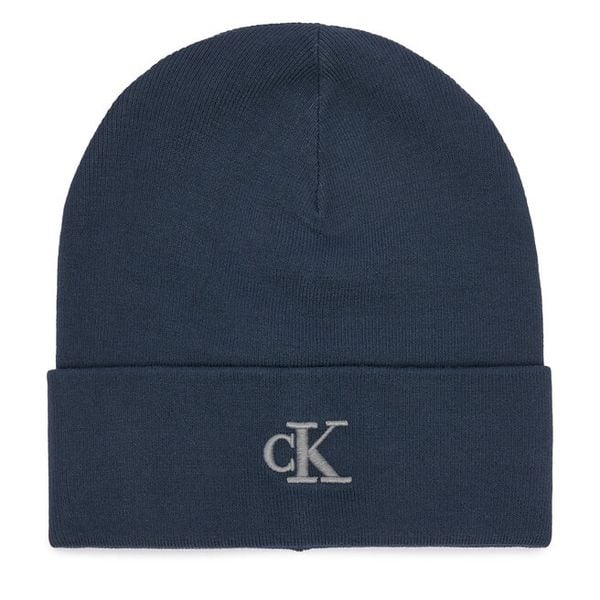 Czapka Calvin Klein. Niebieskie czapki męskie Calvin Klein, na zimę, bez wzorów. Za 129.99 zł.