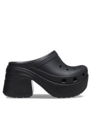 Crocs Klapki Siren Clog 208547 Czarny. Czarne klapki damskie Crocs, bez wzorów, z tworzywa sztucznego, bez obcasa, bez zapięcia. Za 299.99 zł.