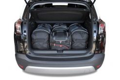 Torby Do Bagażnika Opel Crossland X 2017+ 4Szt Kjust. Czarne torby podróżne damskie KJUST, bez wzorów, z kauczuku. Za 1,144.00 zł.