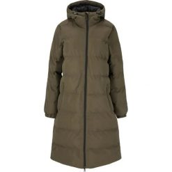 Parka dla kobiet Whistler Abella. Zielone parki damskie Whistler, bez wzorów, z materiału, z kapturem. Za 387.00 zł.