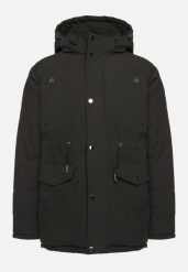 Ciemnozielona Kurtka Parka z Odpinanym Kapturem i Polarowym Ociepleniem Rinavia. Zielone kurtki męskie Born2be, na zimę, l, bez wzorów, z materiału. Za 319.99 zł.