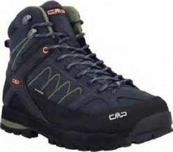 Buty trekkingowe męskie CMP Moon Mid Trekking Shoe WP B.Blue-Torba r. 41 (31Q4797-16MM). Niebieskie buty zimowe męskie CMP, bez wzorów, bez obcasa, bez zapięcia. Za 407.99 zł.