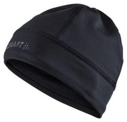 Czapka Craft core essence thermal. Czarne czapki damskie Craft, bez wzorów, z dżerseju. Za 136.50 zł.
