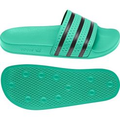 Klapki adidas Originals Adilette Slides U CQ3100. Czarne klapki damskie Adidas, bez wzorów, z materiału, sportowe, bez obcasa, bez zapięcia. W wyprzedaży za 189.00 zł.
