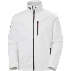 Kurtka Żeglarska Męska Helly Hansen Crew 2.0. Białe kurtki męskie Helly Hansen, m, bez wzorów, sportowe, bez kaptura. W wyprzedaży za 624.70 zł.