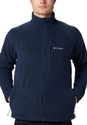 Kurtka COLUMBIA 1420421CB FAST TREK II FULL ZIP FLE Niebieski. Niebieskie kurtki męskie Columbia, xl, bez wzorów, z materiału, bez kaptura. Za 179.00 zł.