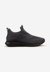 Szare Wsuwane Buty Sportowe z Elastyczną Cholewką w Skarpetkowym Stylu Kalilena. Szare buty sportowe męskie Born2be, bez wzorów, z jeansu, bez zapięcia, na fitness i siłownię. Za 59.99 zł.