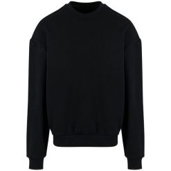 Bluza Unisex Dla Dorosłych Ultra Heavy Crew Neck. Czarne bluzy męskie BUILD YOUR BRAND, m, bez wzorów, bez ramiączek, bez kaptura. Za 238.99 zł.