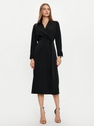 Haveone Sukienka codzienna AFS-M062 Czarny Regular Fit. Czarne sukienki damskie Haveone, na co dzień, l, bez wzorów, z syntetyku, bez kołnierzyka, bez ramiączek, proste. Za 339.99 zł.