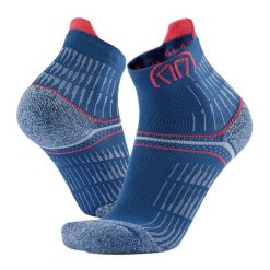 Skarpety do biegania kobieta Sidas Run Anatomic Comfort Lady wysokosc kostki. Czerwone skarpetki damskie SIDAS, bez wzorów. Za 99.00 zł.