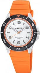 Zegarek męski Calypso K5857-3 pomarańczowy. Brązowe zegarki męskie Calypso, bez wzorów. Za 179.00 zł.