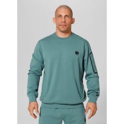 Bluza męska Pitbull Explorer. Zielone bluzy męskie PITBULL, m, bez wzorów, sportowe, bez ramiączek, bez kaptura. W wyprzedaży za 179.00 zł.