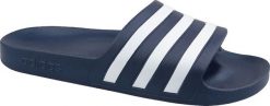 Adidas Klapki męskie Adilette Aqua granatowe r. 47 (F35542). Klapki męskie Adidas, bez wzorów, bez zapięcia. Za 92.16 zł.