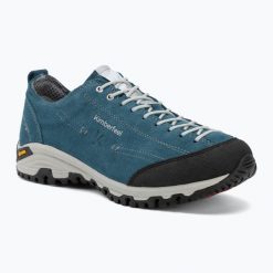 Buty trekkingowe Kimberfeel Chogori 2. Zielone obuwie trekkingowe damskie Kimberfeel, ze skóry, bez zapięcia. Za 369.99 zł.