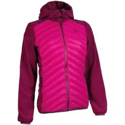 Kurtka trekkingowa damska pikowana Élémenterre Anexo. Fioletowe kurtki sportowe damskie Elementerre, l, bez wzorów, bez ramiączek, bez kaptura, trekkingowe. Za 317.00 zł.