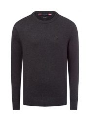 Tommy Hilfiger Sweter z dodatkiem kaszmiru Mężczyźni Bawełna szary, XXL. Szare swetry męskie Tommy Hilfiger, m, bez wzorów, z bawełny, bez kołnierzyka, bez ramiączek. Za 519.95 zł.