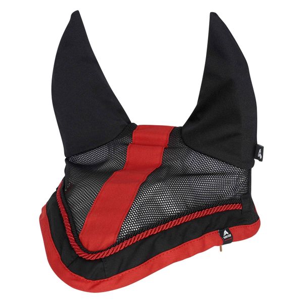 Czapka z muchą dla koni Euro-Star Basic. Czerwone czapki damskie EURO-STAR, na lato, bez wzorów, retro. Za 123.50 zł.