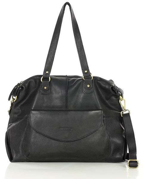 Shopper bag torebka skórzana A4 do pracy - MARCO MAZZINI czarna. Czarne shopperki damskie bez wzorów, ze skóry, bez dodatków. Za 512.00 zł.