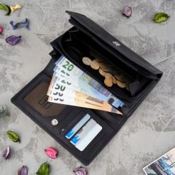 Zestaw prezentowy ZUP-60 saszetka nerka damska T-36-G portfel damski skórzany T-05-BL. Portfele damskie Paolo Peruzzi. Za 337.41 zł.