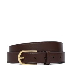 Pasek LAUREN RALPH LAUREN. Brązowe paski damskie Lauren Ralph Lauren, bez wzorów. Za 379.99 zł.
