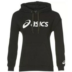 Bluza z kapturem Damska Asics Big Czarny. Czarne bluzy damskie Asics, bez wzorów, sportowe, bez ramiączek, z kapturem. Za 211.50 zł.