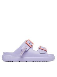 D.Franklin Klapki Vibe Foam 2 DFSH413005 Fioletowy. Fioletowe klapki damskie D.Franklin, bez wzorów, z syntetyku, bez obcasa, bez zapięcia. Za 169.99 zł.