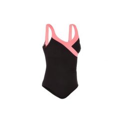 Strój jednoczęściowy do aquafitness Karli damski. Czarne stroje kąpielowe damskie NABAIJI, bez wzorów, z dzianiny. Za 99.99 zł.