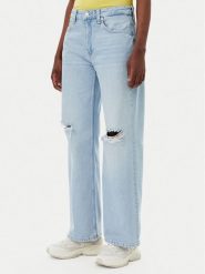 Tommy Jeans Jeansy Mia DW0DW21282 Niebieski Relaxed Fit. Niebieskie jeansy damskie Tommy Jeans, bez wzorów, z bawełny. Za 339.99 zł.