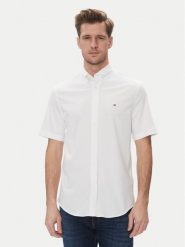 Tommy Hilfiger Koszula Performance MW0MW38663 Biały Regular Fit. Białe koszule męskie Tommy Hilfiger, m, bez wzorów, z syntetyku, bez kołnierzyka, bez ramiączek. Za 309.99 zł.