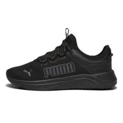 Buty do chodzenia męskie Puma Softride Astro Slip. Czarne buty sportowe męskie Puma, bez wzorów, z materiału, bez zapięcia, trekkingowe. W wyprzedaży za 229.00 zł.